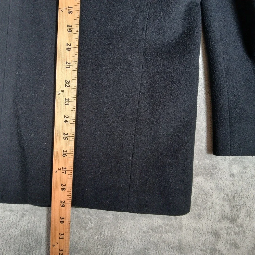 Merit Sport Coat Mens 42S Blazer Navy Blue Wool Cashmere Italian Fabric